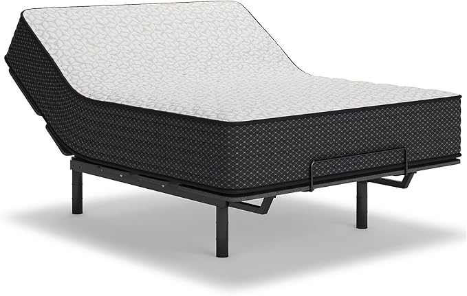 Signature Design by Ashley Limited Edition Firm 12 Inch Hybrid Mattress with Gel Memory Foam and Edge Support for Cool Sleep and Pressure Relief, California King, Fiberglass Free, Mattress In A Box