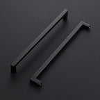 Ravinte 20 Pack 11-5/16 Inch Square Cabinet Handles Matte Black Pulls Drawer Hardware Kitchen Handles