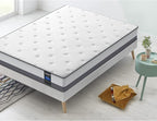 Coolvie Twin XL Mattress 10 Inch Twin XL Hybrid Mattress, Low Motion Transfer & Breathable Bed Mttresses in A Box, Built in Pocketed Coils and Gel Memory Foam Layer, Avaliable in Adjustable Bed