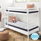 ONENICE 6 Inch Twin Mattress for Kids, Cooling Gel Memory Foam with Plush Removable Pillowtop, CertiPUR-US Certified, Fiberglass-Free, Mattress in a Box for Support & Comfort