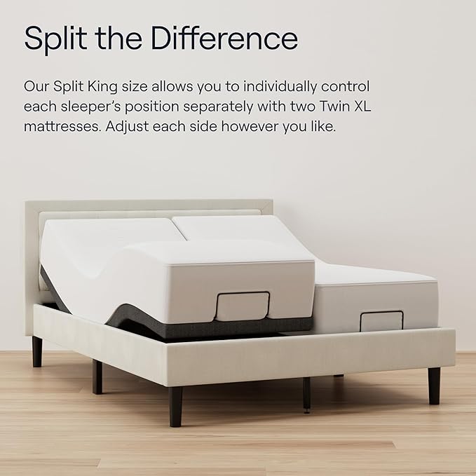 Siena 8” King Mattress with Adjustable Base - Head & Foot Incline - Medium Firm Gel Memory Foam - Premium Pressure Relieving Layers - Wireless Remote with Memory - Zero Clearance - Zero Gravity
