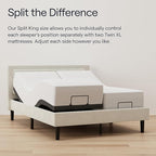 Siena 8” Full Mattress with Adjustable Base - Head & Foot Incline - Medium Firm Gel Memory Foam - Premium Pressure Relieving Layers - Wireless Remote with Memory - Zero Clearance - Zero Gravity