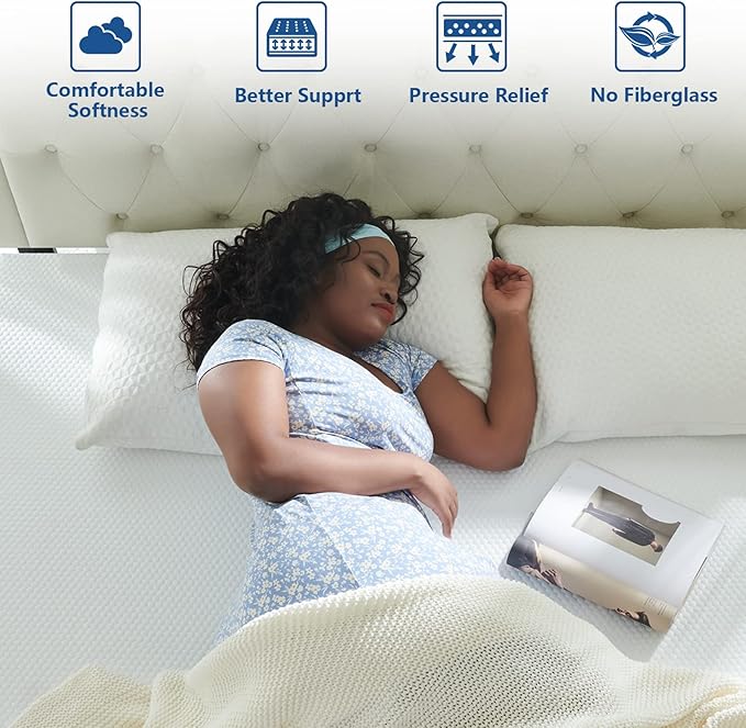 Molblly Twin XL Mattress,10 Inch Cooling-Gel Memory Foam Mattress Bed in a Box,Bed Supportive & Pressure Relief, 38" X 78"