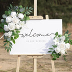 Artificial Flowers Decorations Pack of 2,Centerpieces for Wedding Reception Backdrop Decoration, Floral Decor Wall Home Entryway OutdoorDecorations (White)