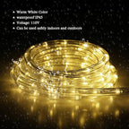 LED Rope Light, 20Ft LED Strip Lights Outdoor Waterproof Decorative Lighting for Indoor/Outdoor Decorations, Deck, Patio, Party and Bedroom Decorations (Wram White)