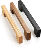Burlywood Square 7-1/2in 10 pcs Wooden Drawer Pulls Handle pulls for cabinets Kitchen Cabinet Drawer pulls Cabinet Door Pull