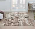 Keen Home Design Area Rugs - 10ft Round Non-Shedding, Abstract Rugs for Kitchen, Living Room, Bedroom, Dining Room, Entryway - Size: 10' Square, Multi