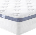 Full Size Mattress 10 Inch, Hybrid Full Mattress in a Box with Cooling Gel Memory Foam and Individually Pocket Innerspring for Support and Pressure Relief, Medium Firm