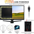 16.4FT Warm White LED Strip Light with USB Plug + Battery Box Operated, 3000K Soft White Ribbon Strip, Adhesive 300LEDs Flexible Strip Tape for Kitchen Bedroom Under Cabinet TV Computer
