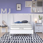 Modway Jenna 8” Innerspring and Memory Foam Twin Mattress With Individually Encased Coils, White