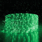 Green LED Rope Light, 20Ft LED Strip Lights Outdoor Waterproof Decorative Lighting for Indoor/Outdoor Decorations, Deck, Patio, Party and Bedroom Decorations