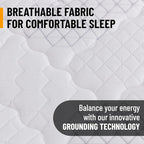 Ottomanson Twin XL 9" Hybrid Mattress - Medium-Firm Support - Made in USA - Individually Pocketed Coils & CertiPUR-US Foam - Fiberglass-Free - Bed in a Box
