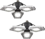 Ontel Beyond Bright LED Garage Light - Ultra-Bright, White Light that is Energy Efficient, Durable, Long-Lasting and Easy to Install (Pack of 2)