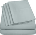 Sweet Home Collection 6 Piece Bed Sheet Set, King, Slate