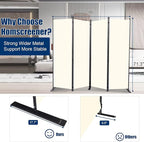 Room Divider 6FT Portable Room Dividers and Folding Privacy Screens, 88'' W Fabric Divider for Room Separation, 4 Panel Partition Room Dividers Freestanding Wall Divider Screen for Dorm Studio Office