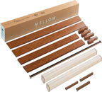 Mellow Naturalista Grand - 12 Inch Solid Wood Platform Bed with Wooden Slats - No Box Spring Needed - Queen (Cherry)