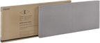 Crown Mark Erin Upholstered Panel Bed in Gray, Twin