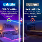 dalattin 65.6ft RGB Led Lights for Bedroom Color Changing Led Strip Lights with 44 Keys Remote,for Home Essential, Bedroom Room Party Decoration,Festival Decor,2 Rolls of 32.8ft
