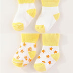 Unisex Baby Terry Socks 5-Pack for Baby boy and girl 0-12 Months Warm Cotton Socks