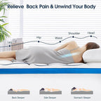 Queen Mattress Topper, CYMULA Cooling Mattress Pad Cover PillowTop for Bed Back Pain, Extra Thick Mattress Protector Firm Soft Floor Fill Overfilled with 8-21 Inch Deep Pocket, 60"x80"White