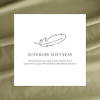 Linen Market Queen Sheet Set 4 Piece - Ultra Comfortable & Breathable Cooling Queen Bed Sheets - Deep Pocket & Wrinkle-Free Sheets Fits 16" Mattress - Extra Soft & Oeko-TEX Certified - Sage
