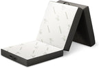 Cozzzi Trifold Foldable Mattress for Floor and Traveling with Removable Cover - Lightweight and Portable Foldable Mattress for Adults & Kids - Compact and Easy to Storage (75in x 25in x 4in)
