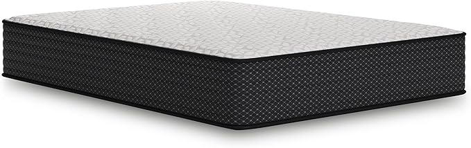 Signature Design by Ashley Limited Edition Plush 12 Inch Hybrid Mattress with Gel Memory Foam and Edge Support for Cool Sleep and Pressure Relief, King, Fiberglass Free, Mattress In A Box