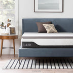 Lucid 2 Inch Ventilated Bamboo Charcoal Memory Foam Mattress Topper, CertiPUR-US Certified, Moisture and Odor Control-King