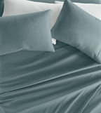 Linen Market Bed Sheets for Queen Size Bed (Ocean) - Sleep Better Than Ever with These Soft and Cooling Queen Sheets - Deep Pocket Fits 16" Thick Beds - 4 Piece Sheet Set