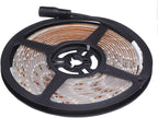 XINKAITE Waterproof Led Strip Lights 16.4 Ft (5M) 300leds 60leds/m White Flexible Tape Lighting Tape Lights for Boats, Bathroom,Mirror,Ceiling and Outdoor, Power Supply not Included (Orange)
