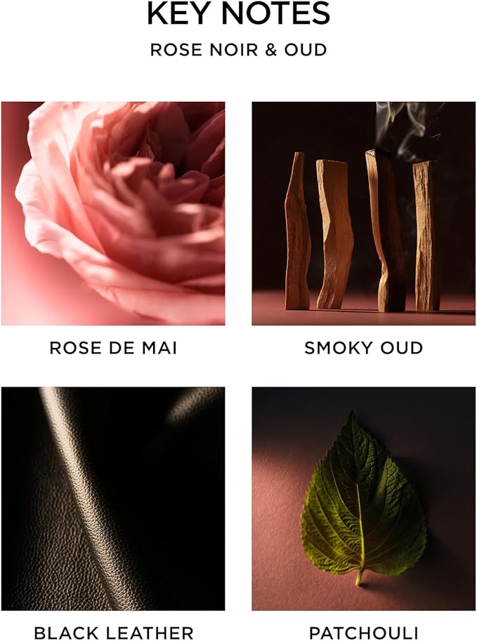 NEST New York Reed Diffuser Liquid Refill, Rose Noir & Oud - 5.9 fl oz - Fragrance for Up to 90 Days - Flame Free