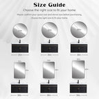 CULER White Bathroom Wall Mirror,20 x 30 Inch Rectangle Vanity Modern Tempered Glass Mirror for Bedroom,Living Room,Entryway