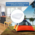 Bedecor Fitted Sheet for Air Mattress Inflate Without Disassembly Convenient & Firm Deep up to 21" White -King