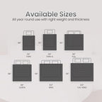 Utopia Bedding Comforter Duvet Insert, Quilted Comforter with Corner Tabs, Box Stitched Down Alternative Comforters King Size (Black)