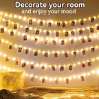 LED Rope Lights Battery Operated String Lights-40Ft 120 LEDs 8 Modes Outdoor Waterproof Fairy Lights Dimmable/Timer with Remote for Camping Party Garden Holiday Decoration(Warm 1 Pack)