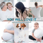 CHOKIT Full Mattress Topper, Extra Thick Pillow Top Mattress Pad for Back Pain Relief, Cooling Bed Topper Mattress Cover with 8-21 Inch Deep Pocket