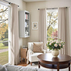 Lazzzy Velvet Blackout Curtains Thermal Insulated Room Window Drapes Super Soft Luxury Curtains for Living Room Bedroom Rod Pocket 2 Panels, Oatmeal, 52" W x 90" L