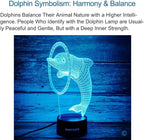 3D Dolphin Decor Lamp with Remote, 7 Color Changing Night Light Toys, Ocean Porpoise Birthday Gift for Kids, Girls, Boys