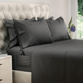 DREAMCARE California King Sheet Sets – 6 pcs Cooling Bed Sheets – up to 15” Deep Cal King Sheets – 2500 Supreme Collection – Extra Soft 100% Brushed Microfiber Hotel Luxury with Side Pocket – Gray