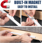 USB Powered Under Cabinet Lighting, 12" Tool-Free Mount Dimmable LED Strip for Pantry & Workspace