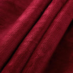 NANPIPER King Size Sherpa Blanket, Soft Fleece Throw for Bed, Reversible Thick Fuzzy Blanket for Winter (Wine Red, 90x108 inches)