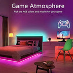 16.4FT Neon Rope Lights,Flexible Led Rope Light Control with App/Remote,Multiple Modes,Music Sync,IP65 Outdoor RGB Led Strip Lights Waterproof