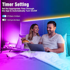 130ft Led Lights for Bedroom, APP Control Music Sync Color Changing Led Lights, Led Strip Lights with Remote for Room, Kitchen Party,Home Decoration