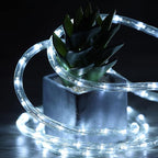 LED Rope Light, 20Ft LED Strip Lights Outdoor Waterproof Decorative Lighting for Indoor/Outdoor Decorations, Deck, Patio, Party and Bedroom Decorations (Cold White)