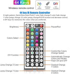 TJOY 200ft Led Strip Lights(2 Rolls of 100ft), Color Changing RGB Led Lights for Bedroom, Long Tape Lighting with 44 Key Remote, Rope Lighting Indoor for Living Room Decor