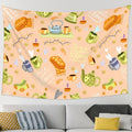 Pevtufa Tapestry 90x60in Scandinavian Style Hygge Print Tapestries For Bedroom Living Room Dorm Decor