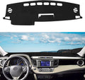 Dashboard Cover Mat Custom Fit for Toyota RAV4 2013-2018 Dash Cover Nonslip Dash Mat Protector Sunshade No Glare Black