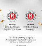 Kasa Outdoor Smart Plug, Smart Home Wi-Fi Outlet Timer, Max Load 15A/1875W, IP64 Weather Resistance, Compatible with Alexa, Google Home & SmartThings, No Hub Required, ETL Certified(KP401)