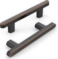 10 Pack 3 Inch(76mm) Kitchen Cabinet Handles Oil Rubbed Bronze Cabinet Pulls Kitchen Cabinet Hardware Drawer Pulls for Cupboard Wardrobe