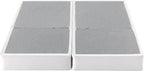 ZINUS 9 Inch Box Spring with Cover, No Assembly Mattress Foundation, Sturdy Metal Structure, Split Cal King, White